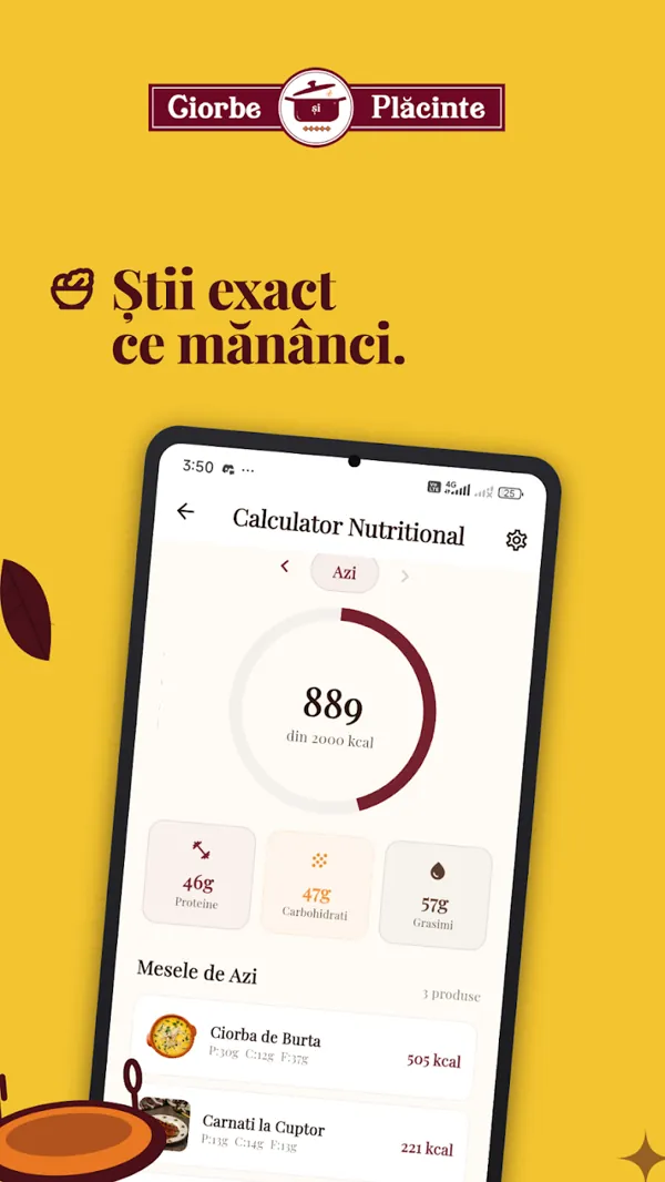 Ciorbe și Plăcinte app, from the app 5