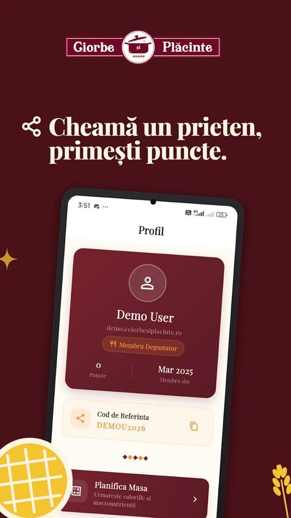 Ciorbe și Plăcinte app, from the app 7