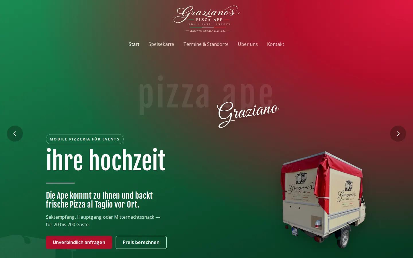 Graziano’s Pizza Ape