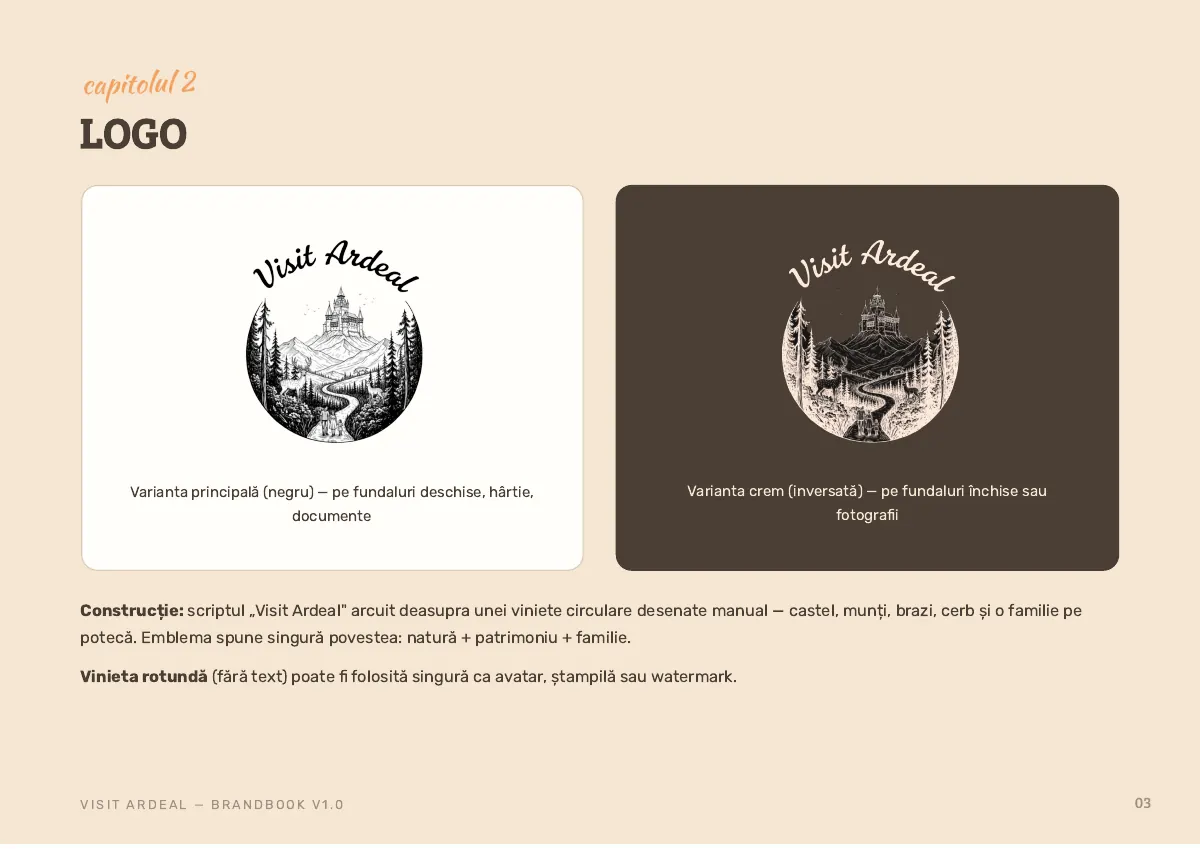 Visit Ardeal, din brandbook 2